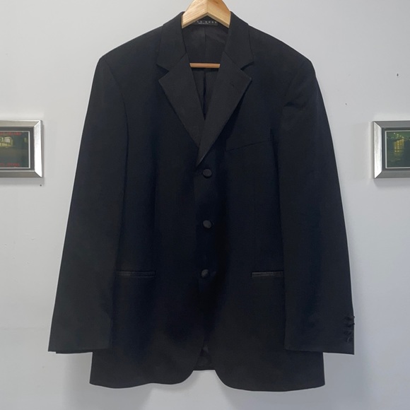 Hugo boss black baker jazz tuxedo suit jacket 38/s - Picture 2 of 10